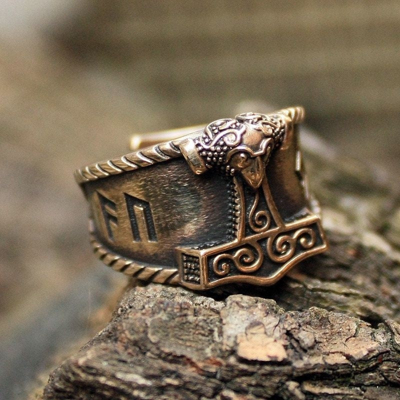 Thor's Hammer Nordic Ring